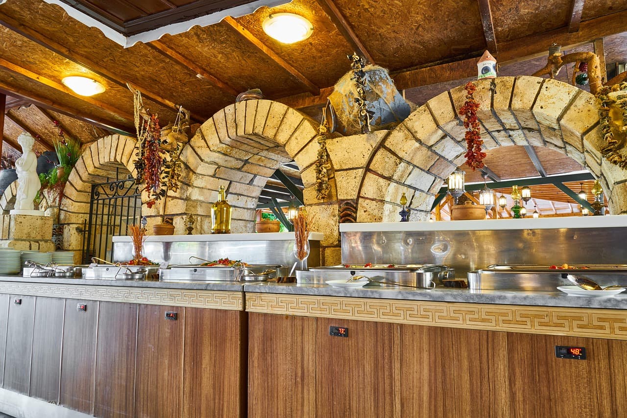 Catering setup
